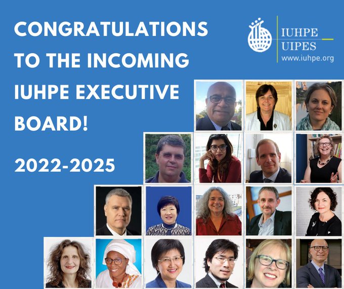 IUHPE Board and president