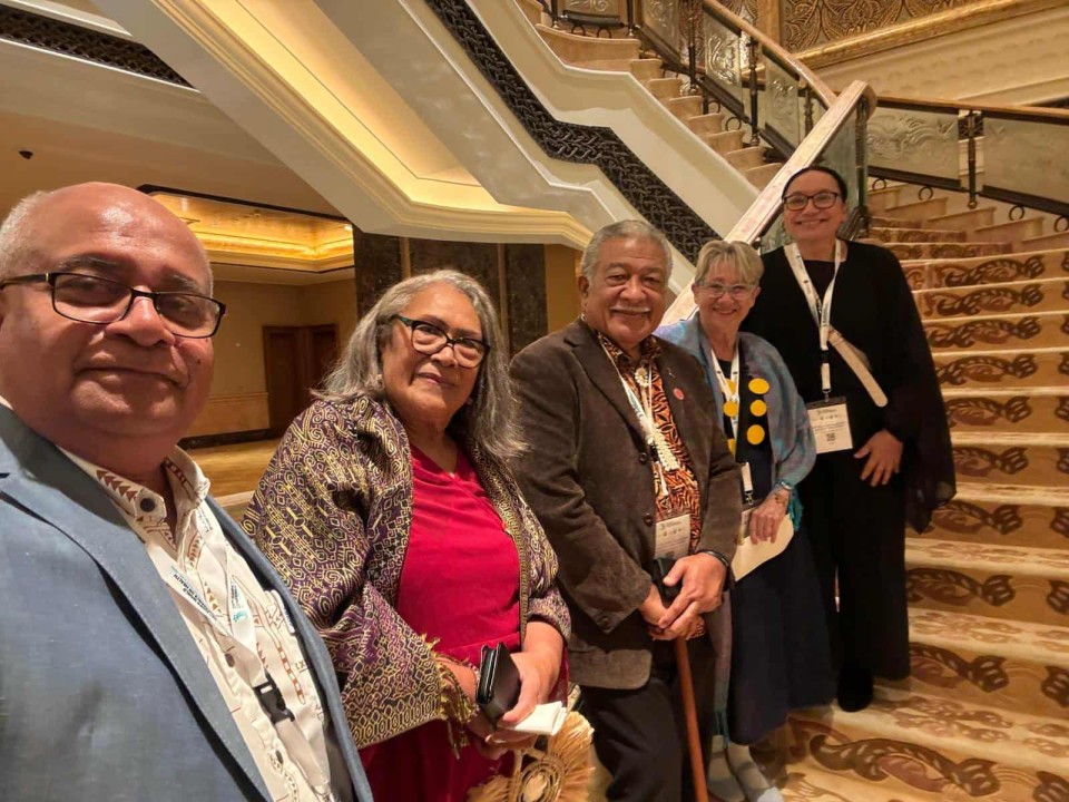 Sione, Pou, Vili, Louise and Leanne